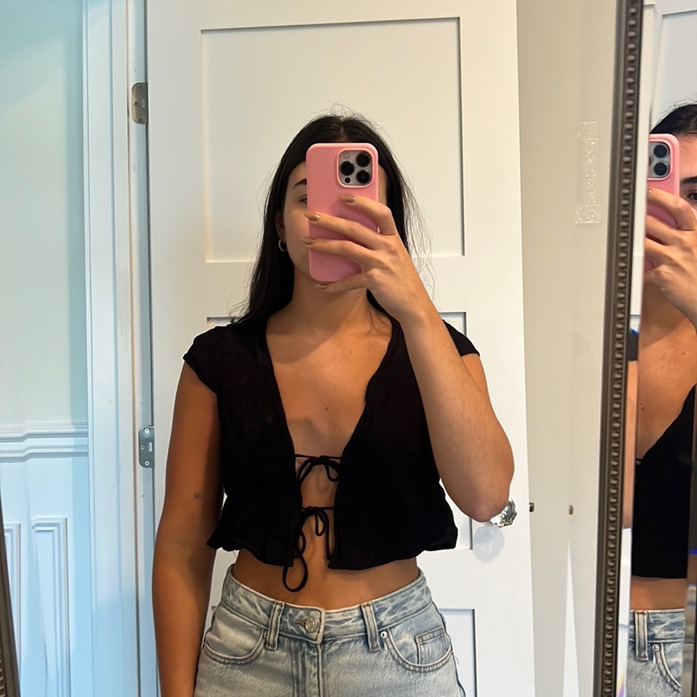 Black Crop Top